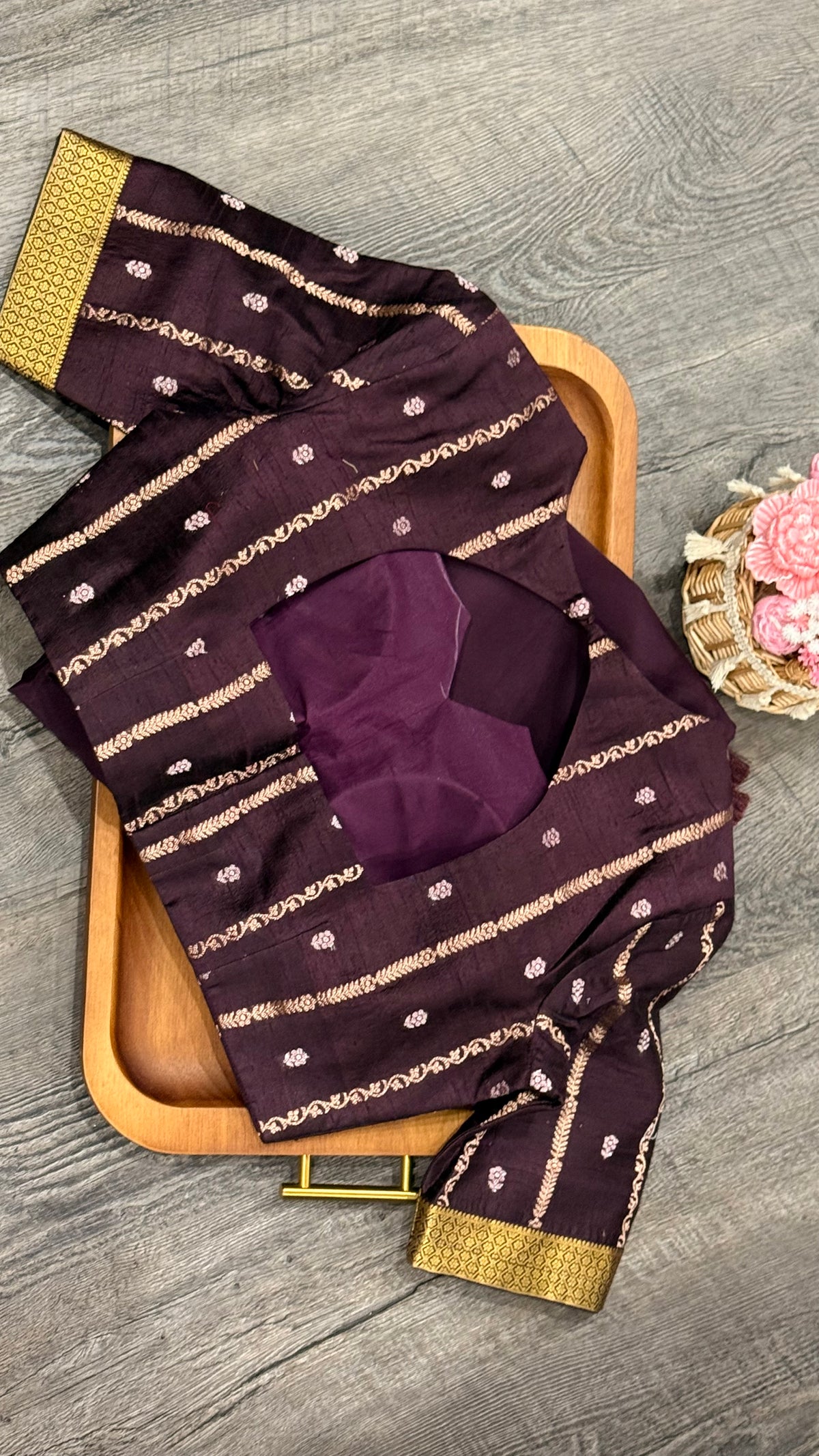 Pure Mysore crepe 120GSM customised blouse