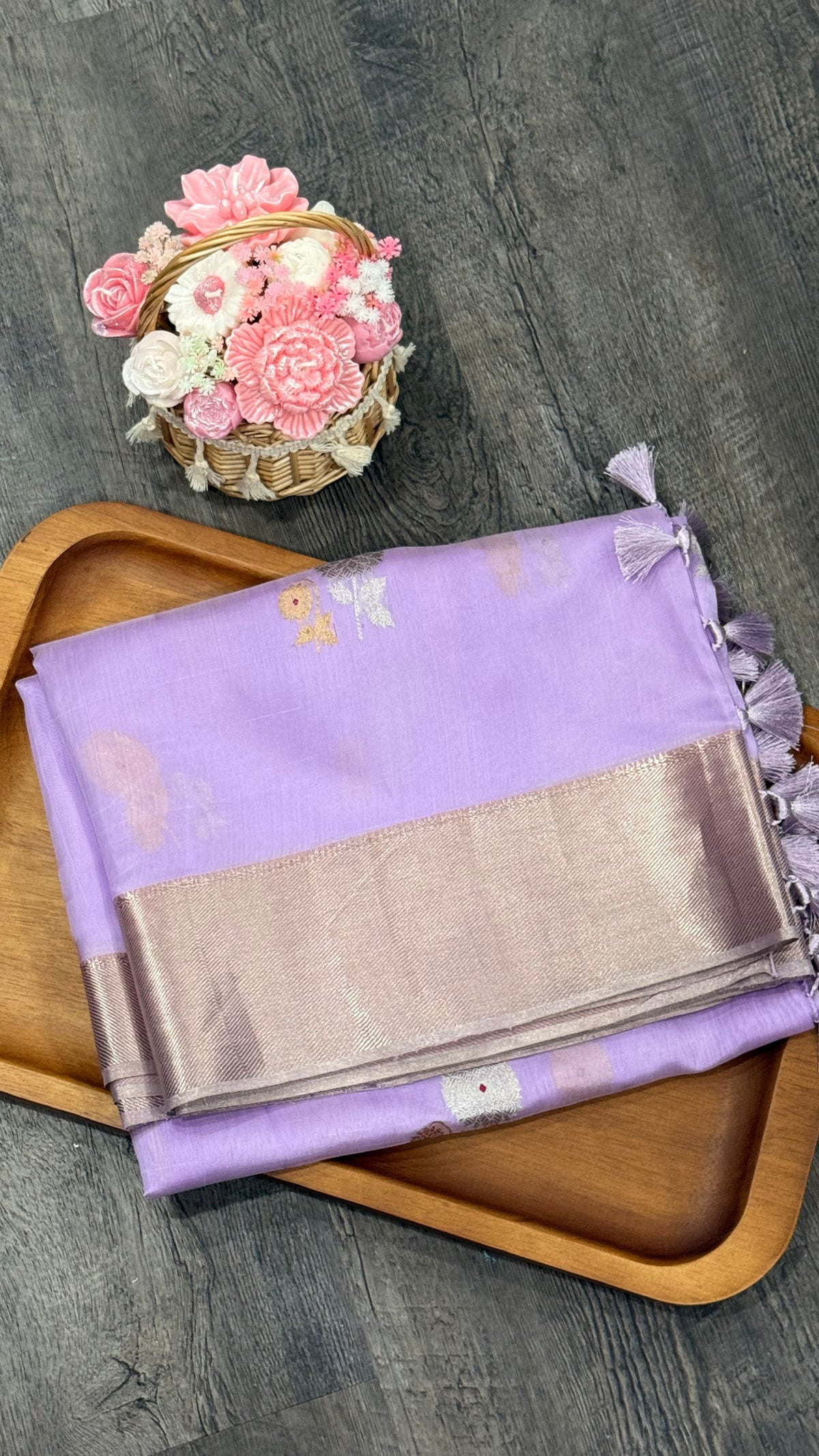 Pure Chanderi Katan silk