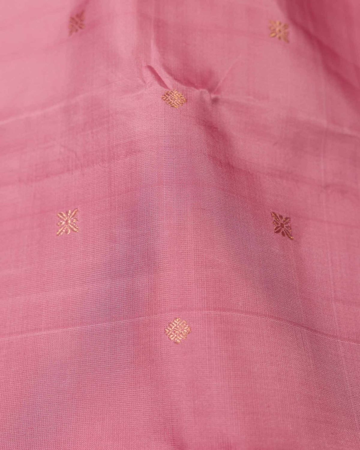 Pure 2gm kanjivaram in light onion pink and blue
