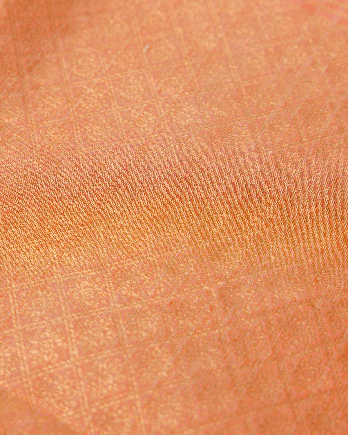 Pure kanjivaram in unique shade of peachish orange