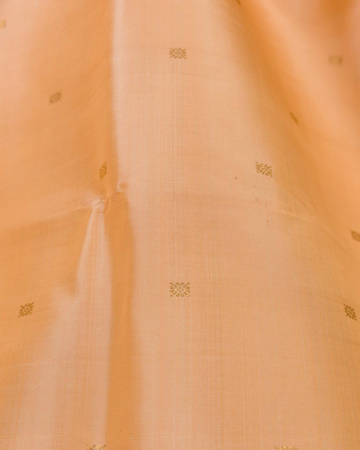 Pure kanjivaram in unique shade of peachish orange