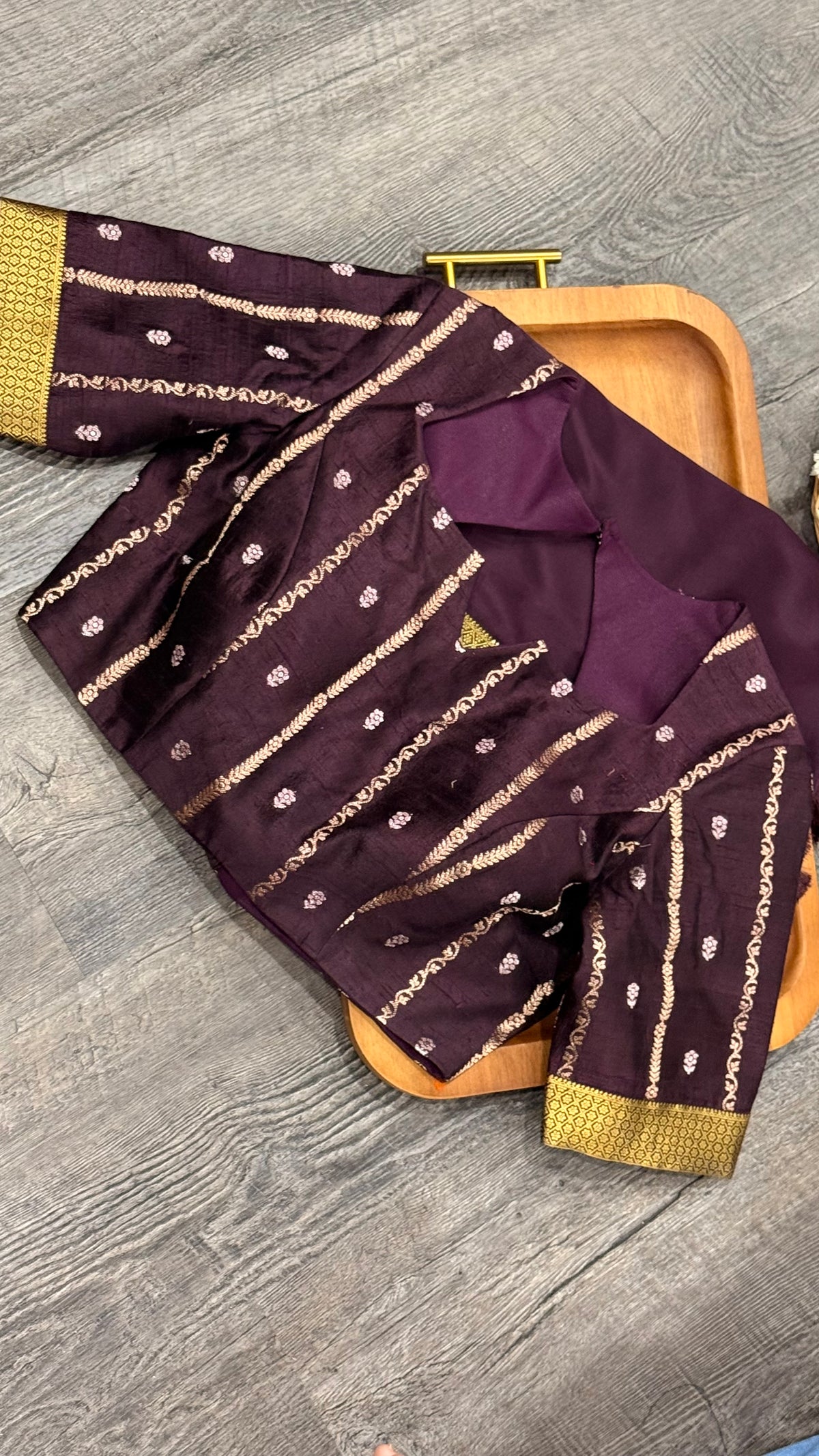 Pure Mysore crepe 120GSM customised blouse