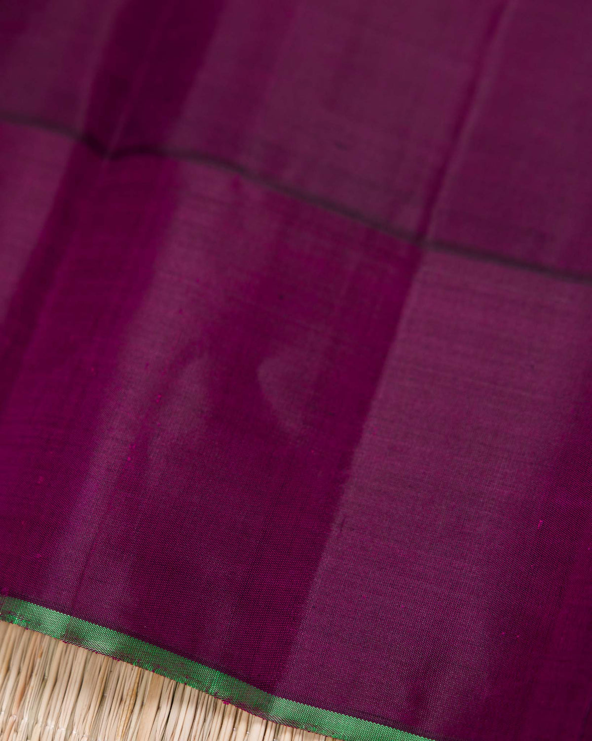 Soft Pink & Wine Pure Zari 2gm Kanjivaram