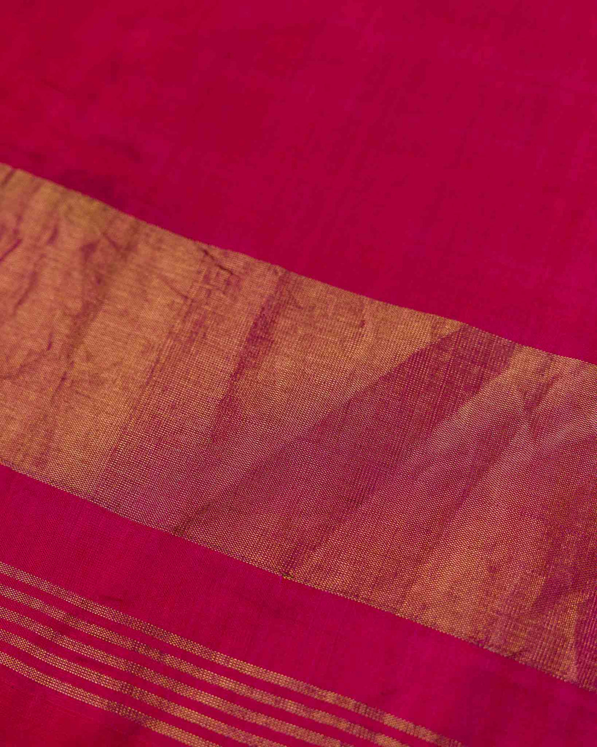 Royal Purple & Rani Pink Pure Patola Bandhani Saree