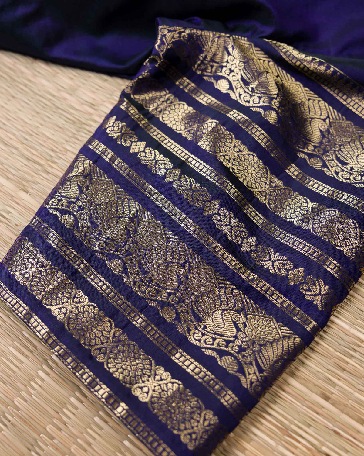 Pink & Blue 1 GM Kanjivaram – Classic Checks