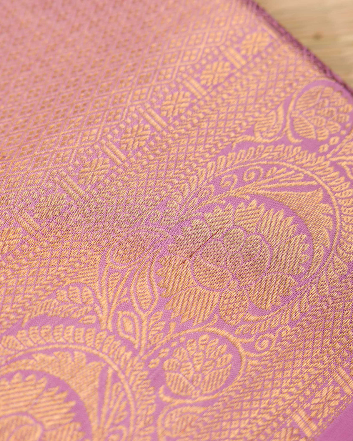 Orangish Red & Pink 1 GM Kanjivaram