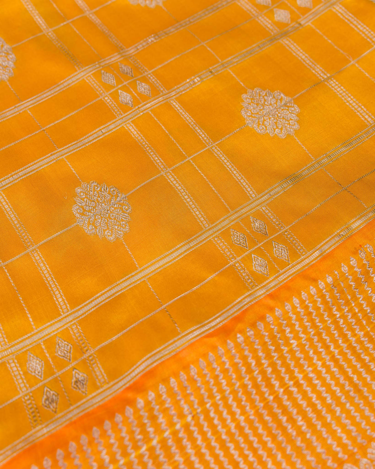 Pure Venkatagiri – Golden Yellow & Orange
