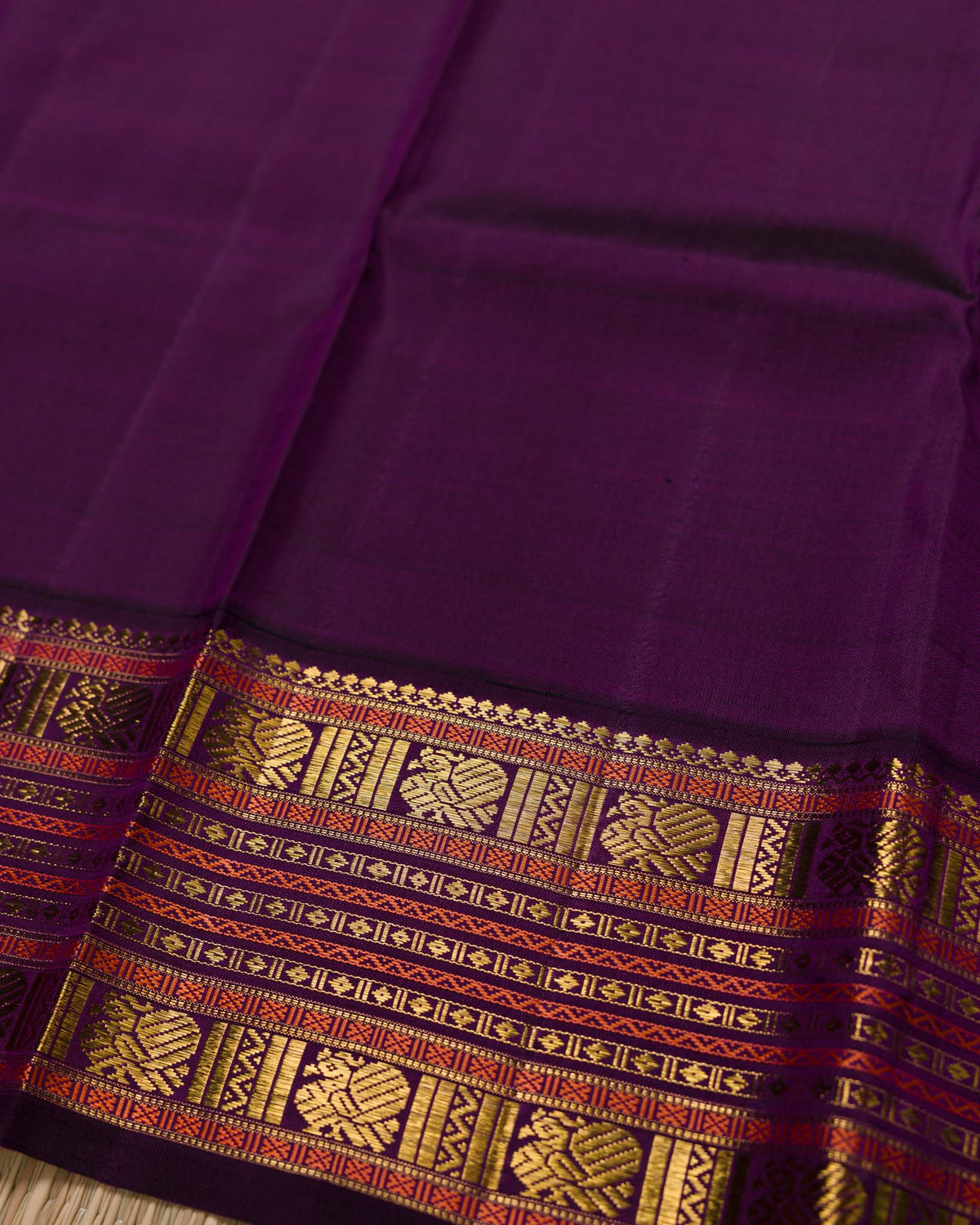 Aqua Blue Pure Kanjivaram with 2gm Zari