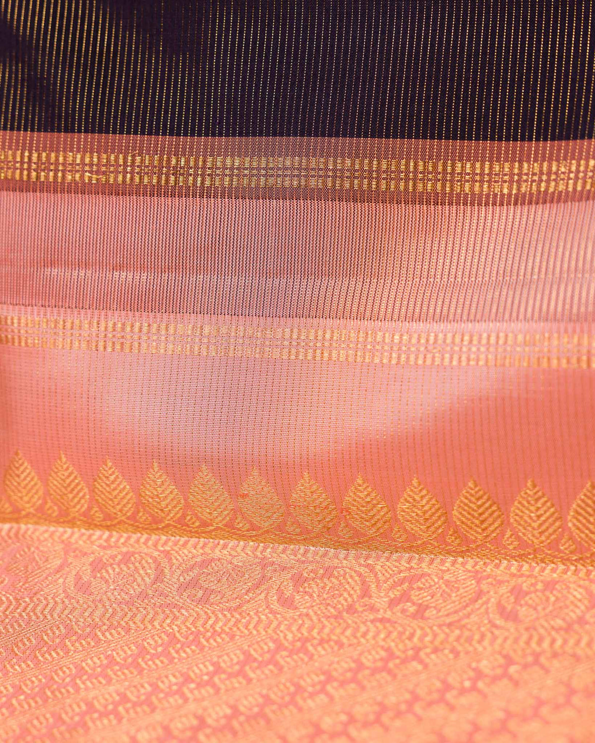 Deep Plum Pure Kanjivaram with Vairavoosi