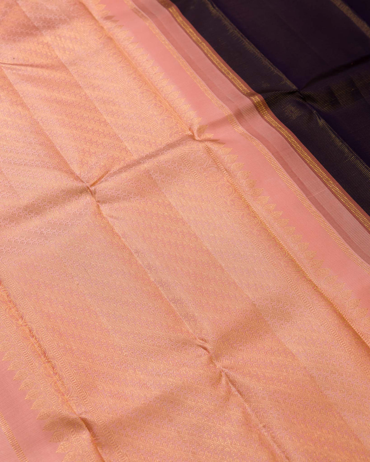Deep Plum Pure Kanjivaram with Vairavoosi